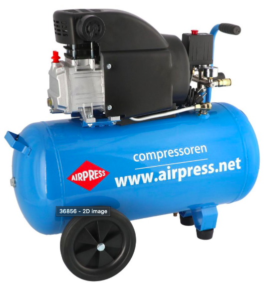 Onderdrukking Afkorten koolstof Airpress Compressor HL 275-50 8 bar 2 pk 130 l/min 50 l -  spijkerspecialist.nl