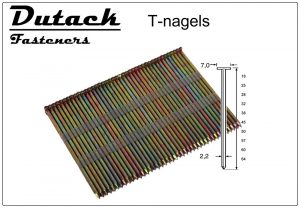 Dutack T-nagel 2,2x45mm verzinkt spijkerspecialist.nl