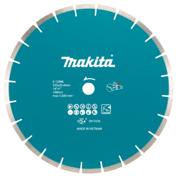 Makita E-12996 Diamantschijf 355x2,8x25,4mm