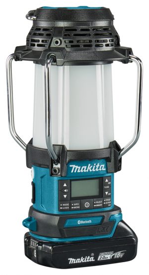 Makita DMR056 14,4 V / 18 V Camping lamp met radio en Bluetooth