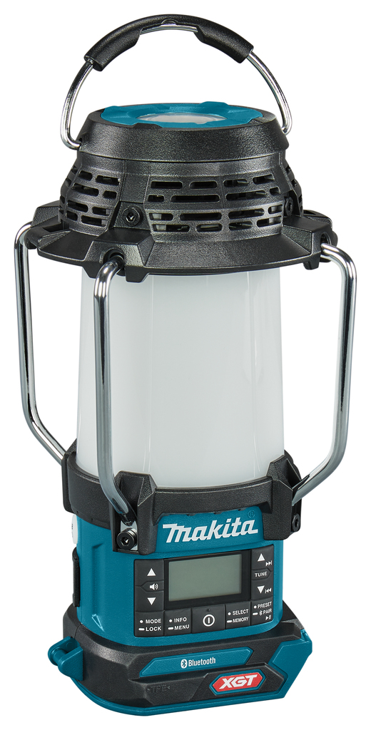 Makita MR009GZ 40 V Max Camping lamp met radio en Bluetooth